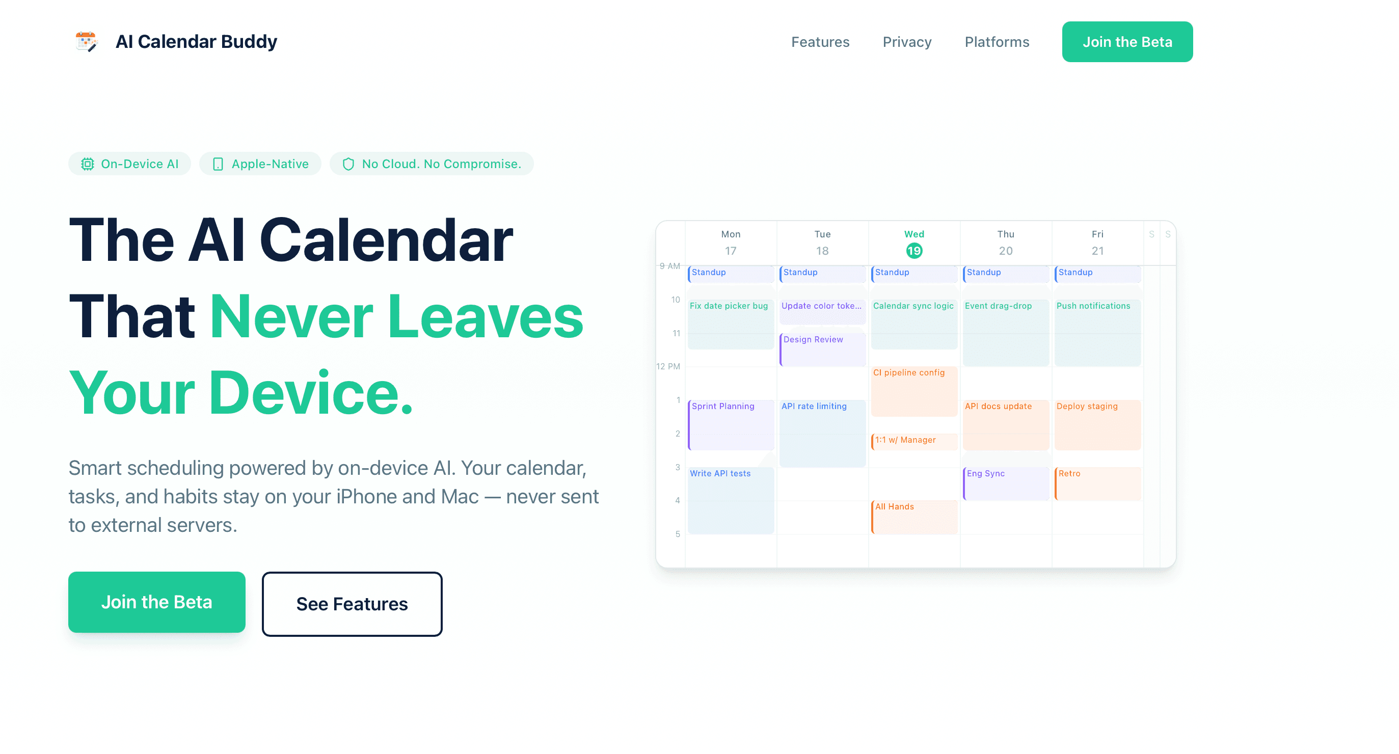 AI Calendar Buddy